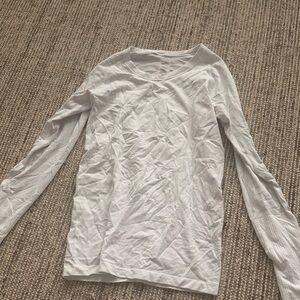 White Long Sleeve Top